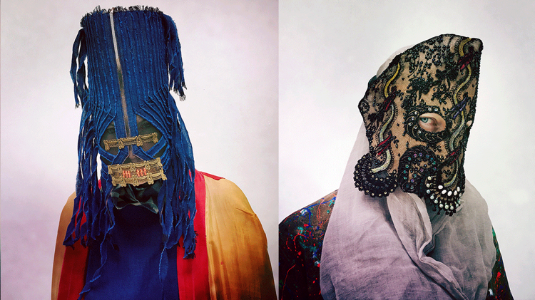 Die kunstvollen Masken Halloween Karneval Damselfrau