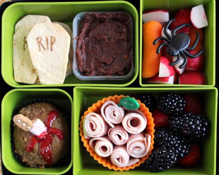 Halloween Brotdose coole lunchbox ideen kinder