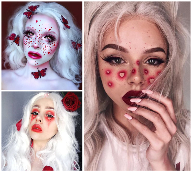 Zum Karneval Schminken In Rot Weiss Mit Diesen Ideen Zum Wow Effekt