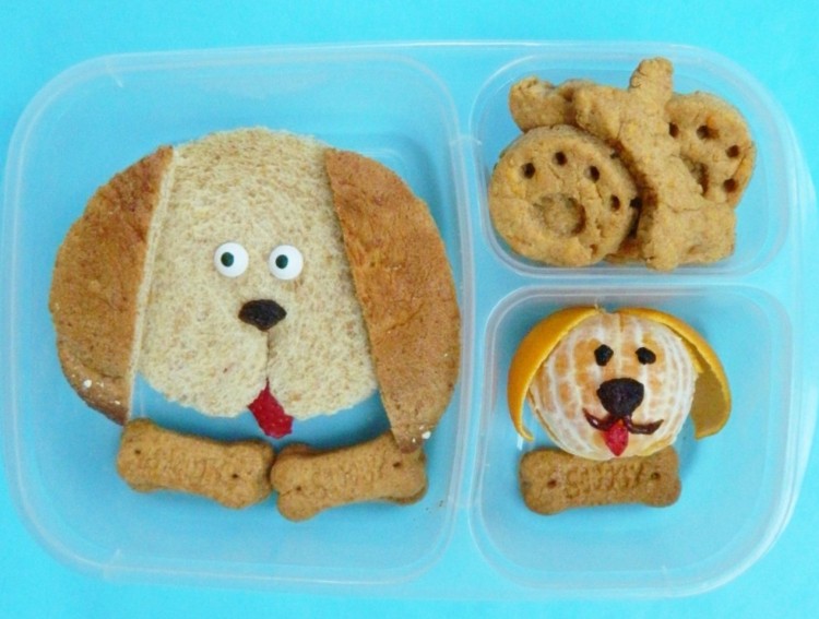 Hund Brötchen anlegen Ideen Anleitung Lunchbox Ideen