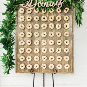 Idee für Hochzeiten und Party mit Donuts statt Torte