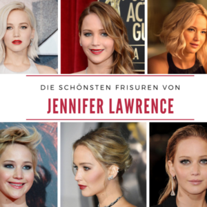 Jennifer Lawrence Frisuren und Haarfarben Inspiration kurz mittellang lange haare