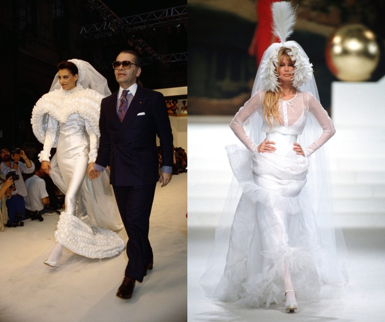 Karl Lagerfeld Chanel Brautkleider 1986 - 1992
