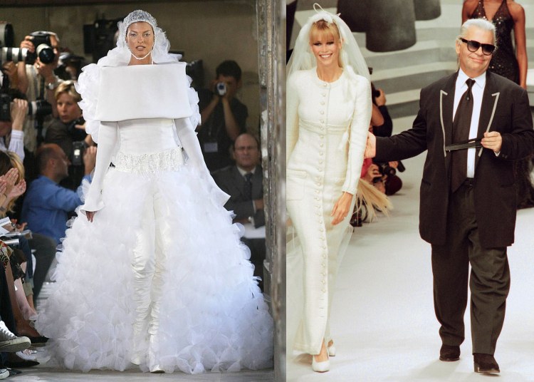 Karl Lagerfeld Chanel Brautkleider modern 96-2003