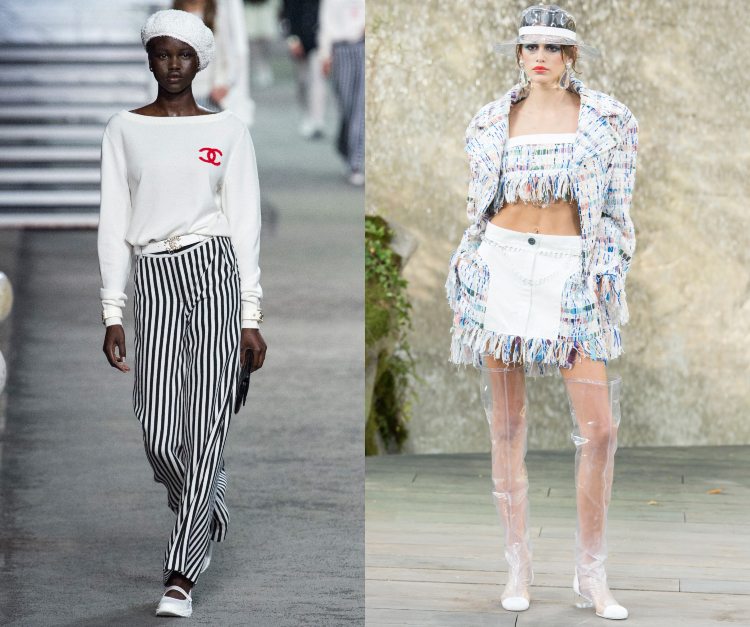 Karl Lagerfeld Chanel junge Mode Kaja Gerber 2018 2019