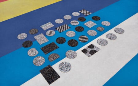 Moderner Teppich Recycling Materialien hergestellt