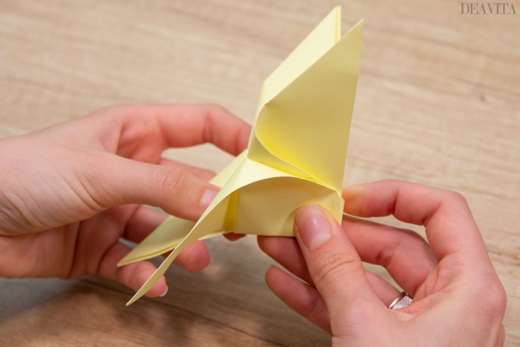 Origami Schmetterling falten einfach