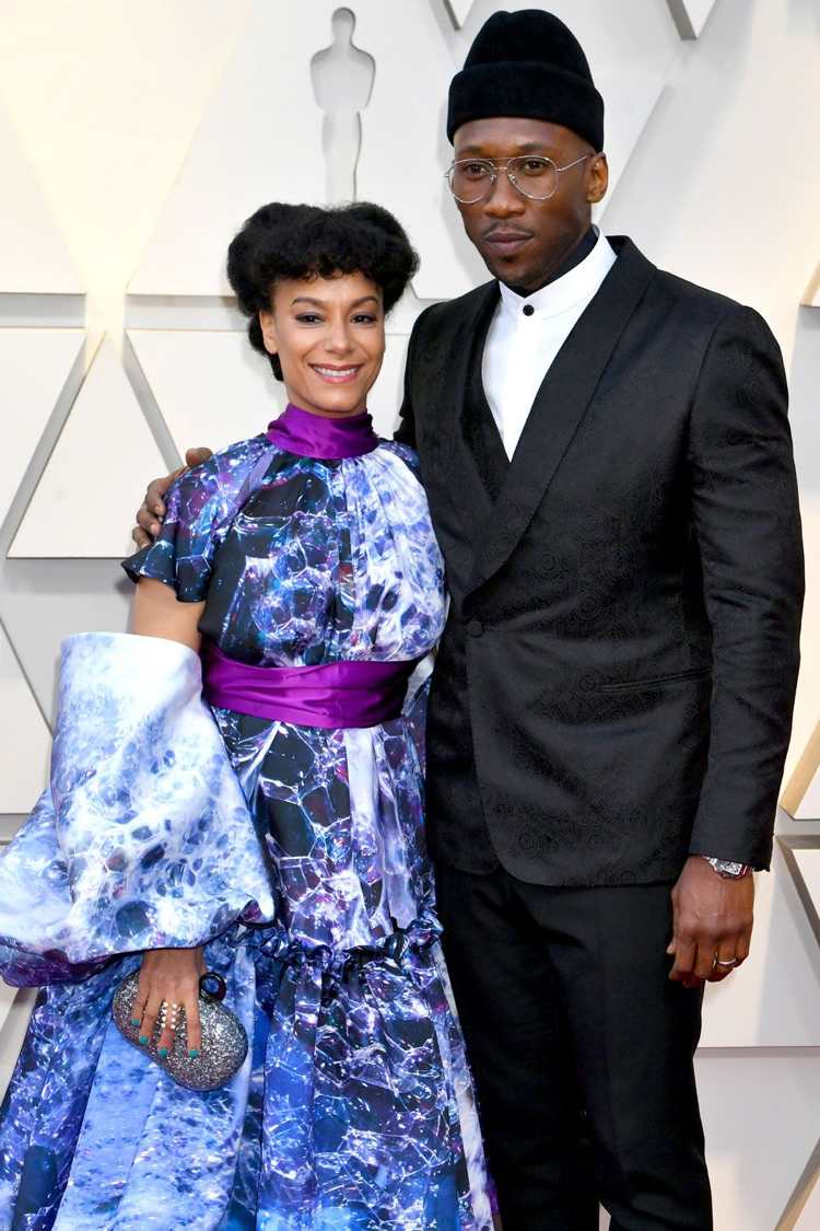 Oscars 2019 Paare Outfits Kimono Abendkleid
