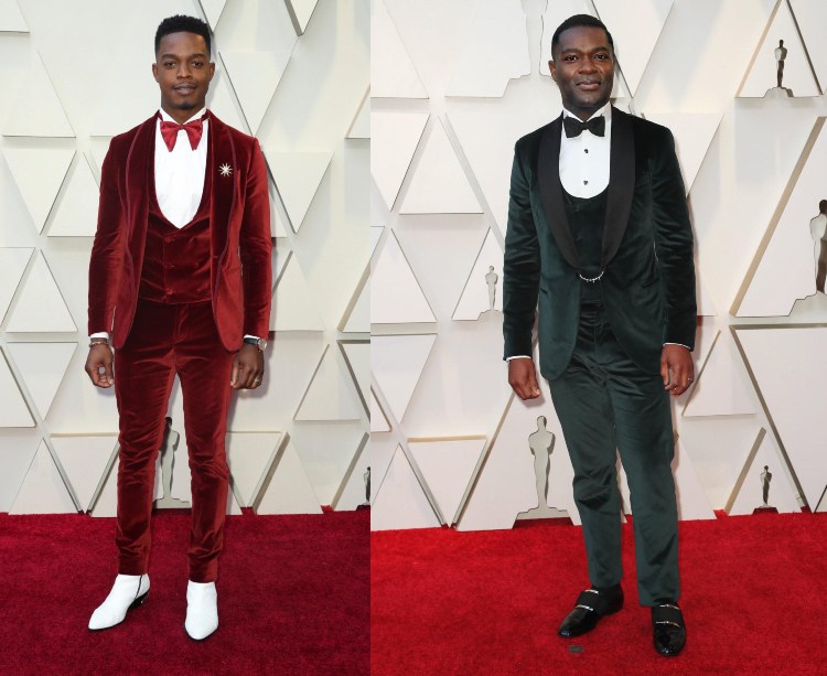 Oscars 2019 besten Outfits Männer Samt Anzüge