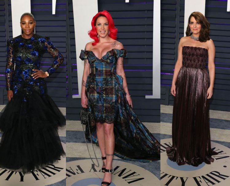 Oscars 2019 besten Party Outfits Tina Fay Halsey Serena Williams
