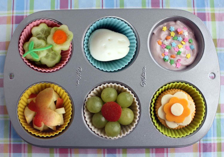 coole lunchbox ideen kinder gurke apfel ei formen