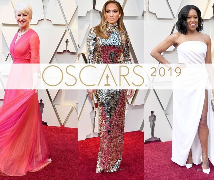 oscars 2019 Modetrends Glamour Kleider Party Paare