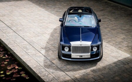 teuerste auto der welt ist rolls royce sweptail mit silbernem kühlergrill