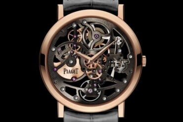 top luxusmarken uhr von piaget mit goldenem gehäuse und automatischem uhrwerk