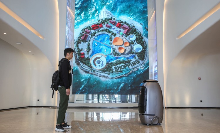 Alibaba-Reiseplattform Hotel Roboter Essen Zimmer