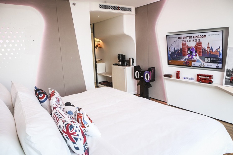 Alibaba-Reiseplattform Hotelzimmer modern gesichtserkennung gesteuert