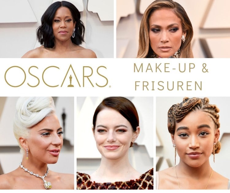 Beauty Trends Oscars 2019 Promis besten Schmink und Frisuren Ideen