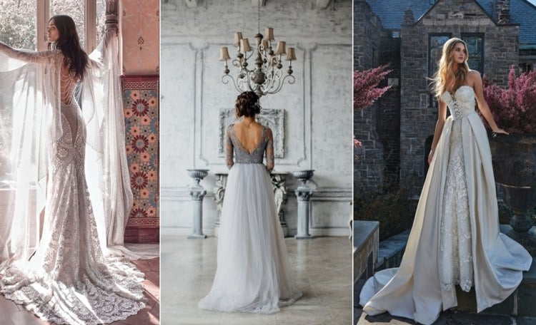 Brautkleid in Silber oder Grau - Ideen und Tipps für das richtige Modell