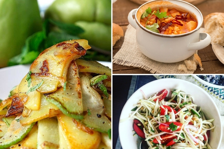 Chayote Rezept Ideen für Salat, Suppe und Hauptgerichte