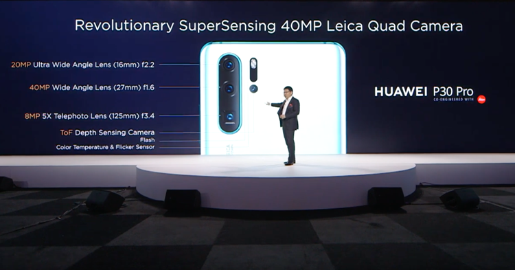 Huawei P30 Pro mit 40 mp Kamera