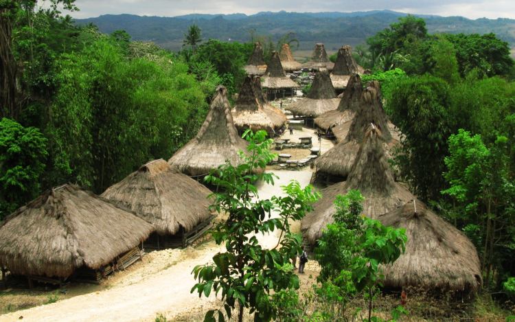 Insel Urlaub Nihi Sumba Dörfer Einheimische Kultur Indonesien