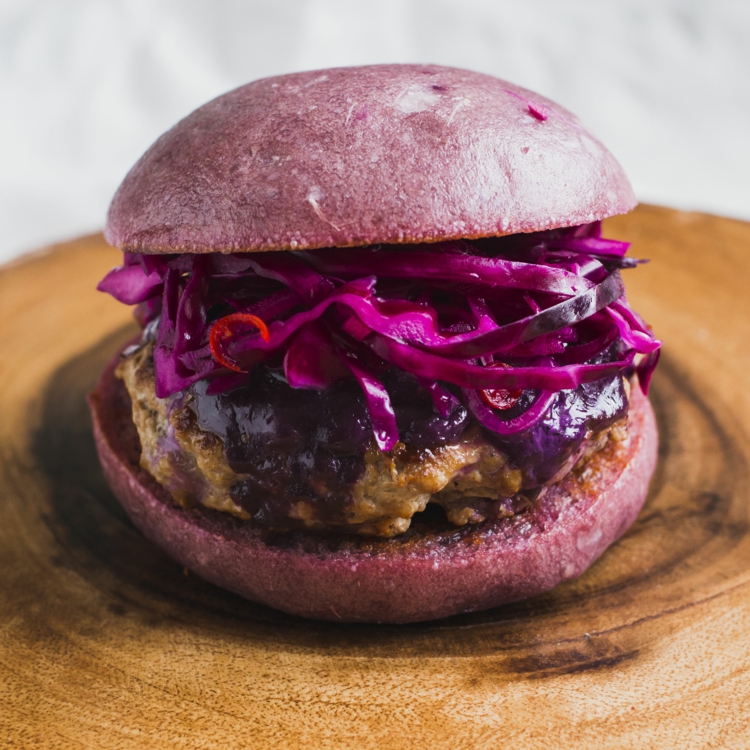 Ube wurzel hamburger brot machen rezept gesundes kochen