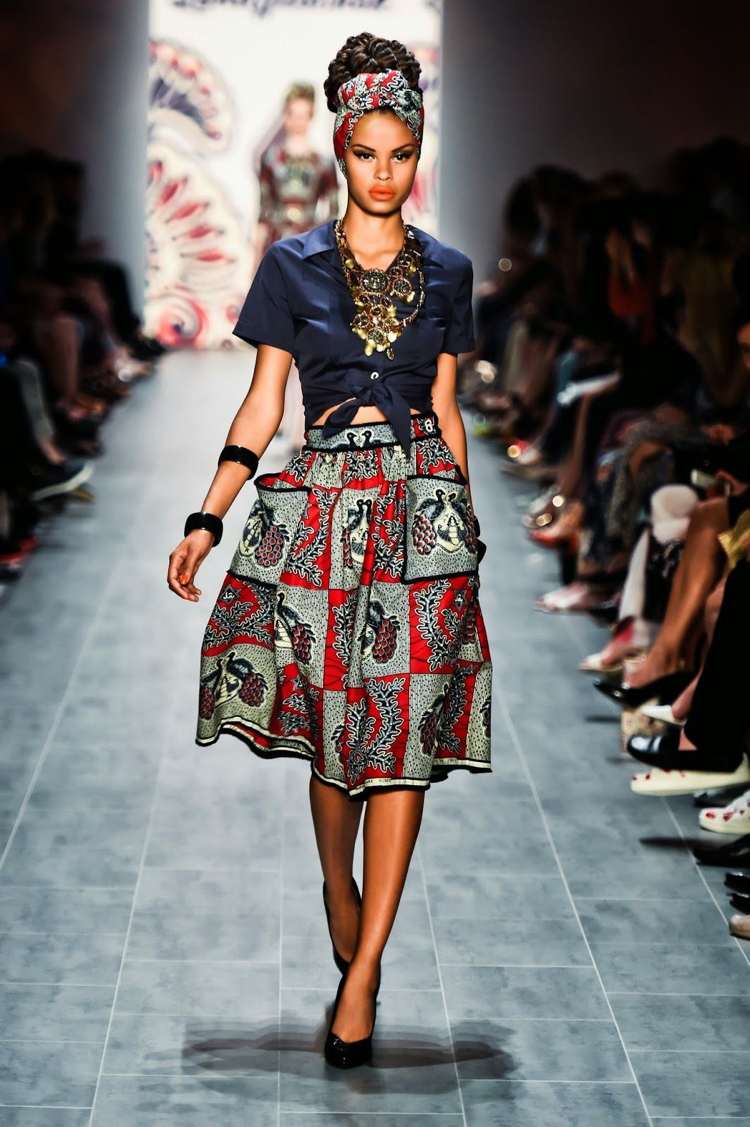 afrikanische Mode Frauen Sommer Rock breit aufgestellt rockabilly kopfschal bluse