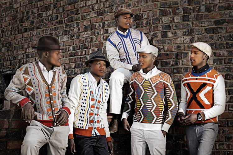 afrikanische Mode Männer Pullover Muster handgefertigt