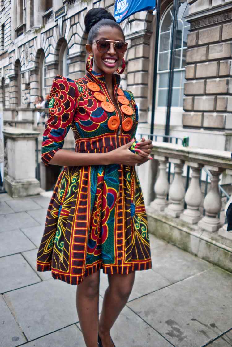 afrikanische Mode bunt auffallend Trends Muster