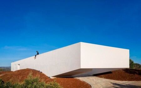 skulpturelles design konzept und architektur prägen dieses haus mitten in der natur