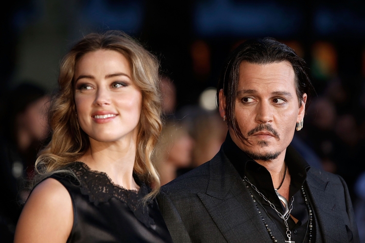 Amber Heard und Ex Mann Johnyy Depp in London