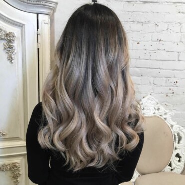 Dunkelblonde Haare Ash Ombre Look Ideen Haartrends Damen