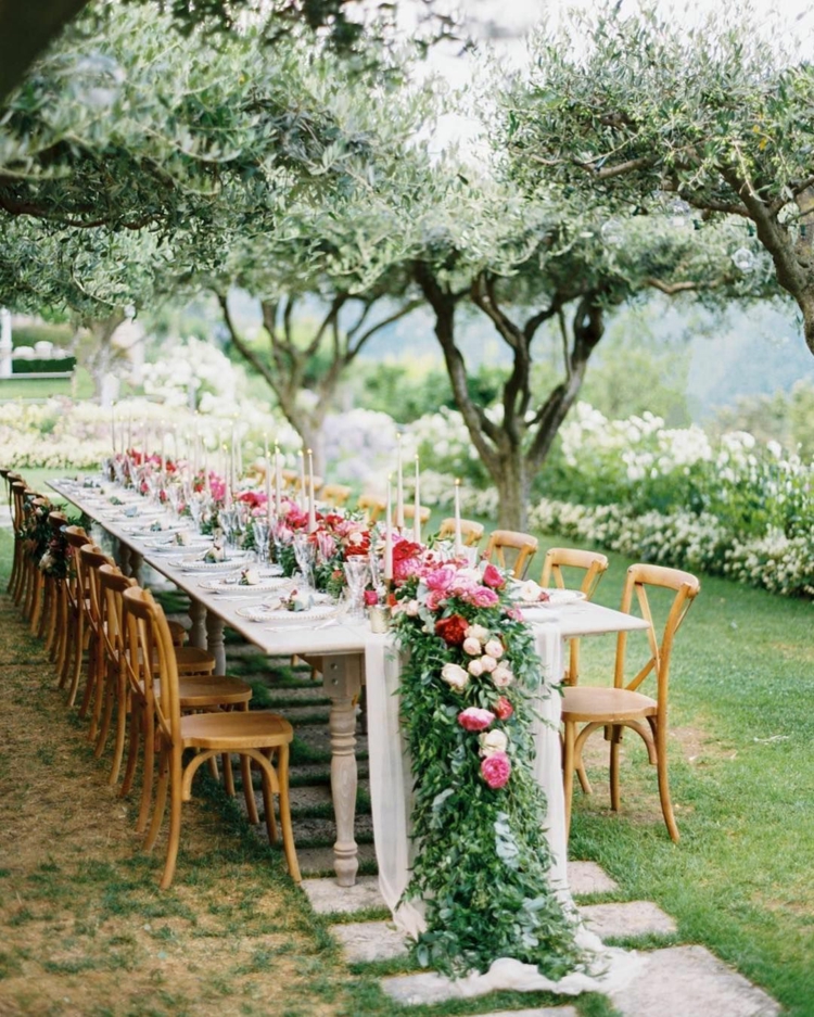 Gartenhochzeit Planen Hochzeitsempfang Dekoideen Blumenstrauss