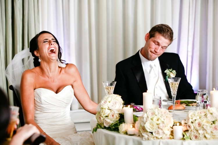 Mit einem Plan B können Sie Katastrophen zur Hochzeit mit Humor entgegennehmen
