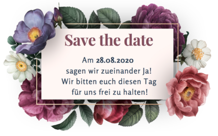 Save the date Karten