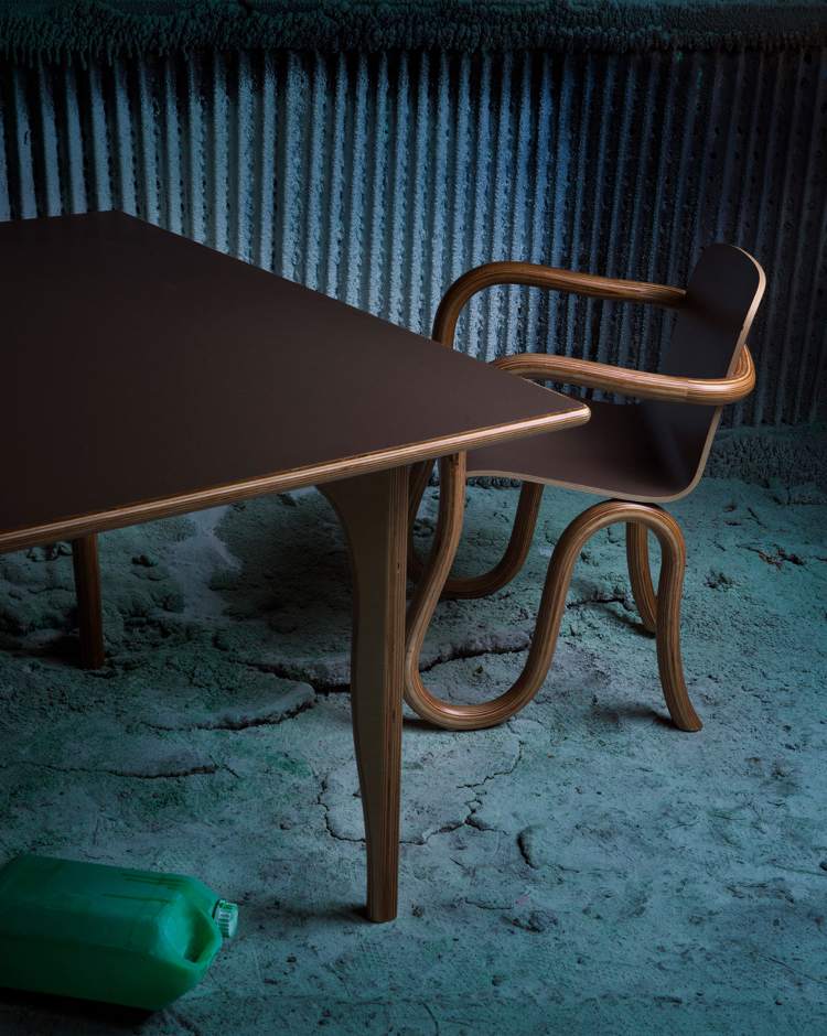 Stuhl mit Armlehne Mond inspiriert Möbel skandinavisch Ideen Einrichtung