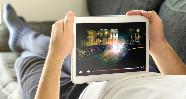 TV-App neue Sendungen fernsehen Tablet