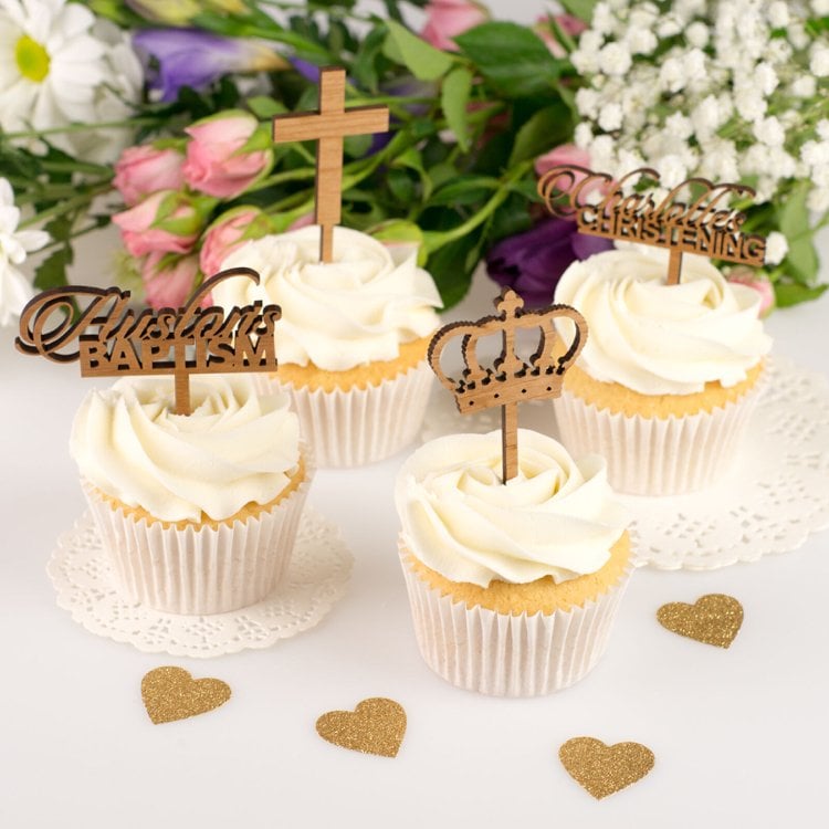 Taufpaten fragen Cupcakes dekorieren Tipps Ideen kleine Geschenke