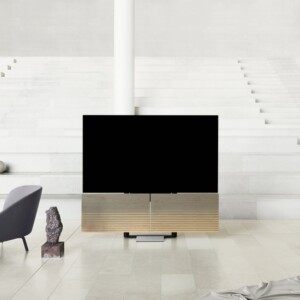 fernseher zum aufklappen von bang & olufsen tv modell beovision harmony design