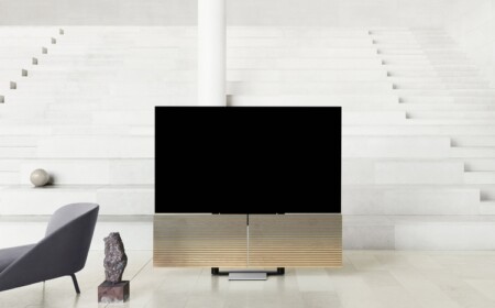 fernseher zum aufklappen von bang & olufsen tv modell beovision harmony design