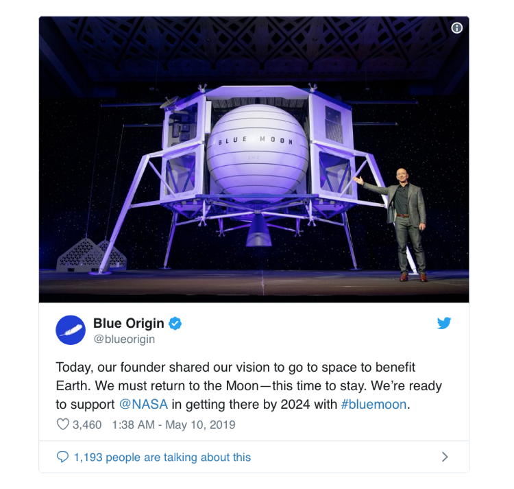 Blue Moon - die neue Mondlandefähre von Jeff Bezos vorgestellt