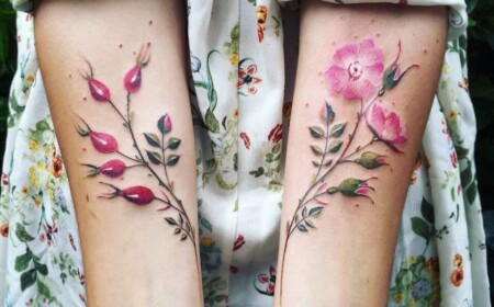 Blumen Tattoo Boho Look Unterarm Tattootrends
