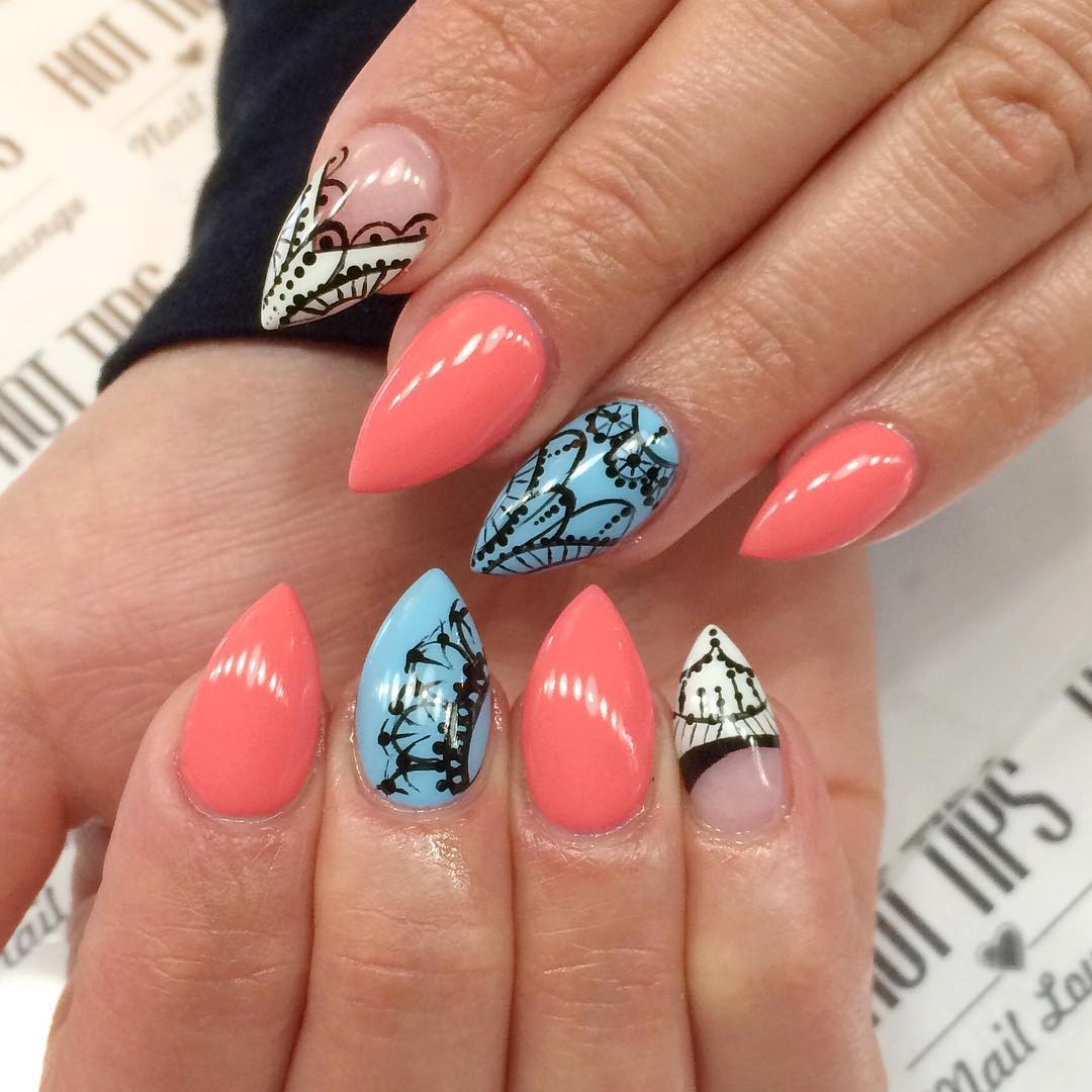 Летний маникюр однотонный. Стилеты 2022. Nails point. Матовые ногти. Nails point.