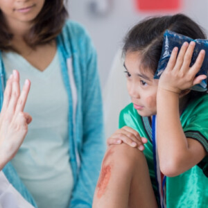 Gehirnerschütterung bei Kindern stellt ein hohes Risiko dar