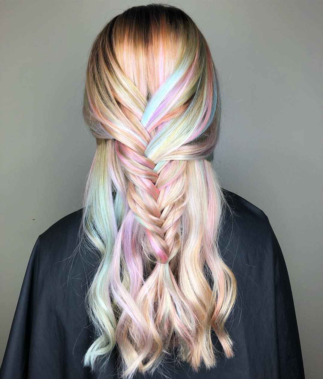 Opal Hair Haarfarbe Frisuren Ideen Haare flechten Modetrends Damen