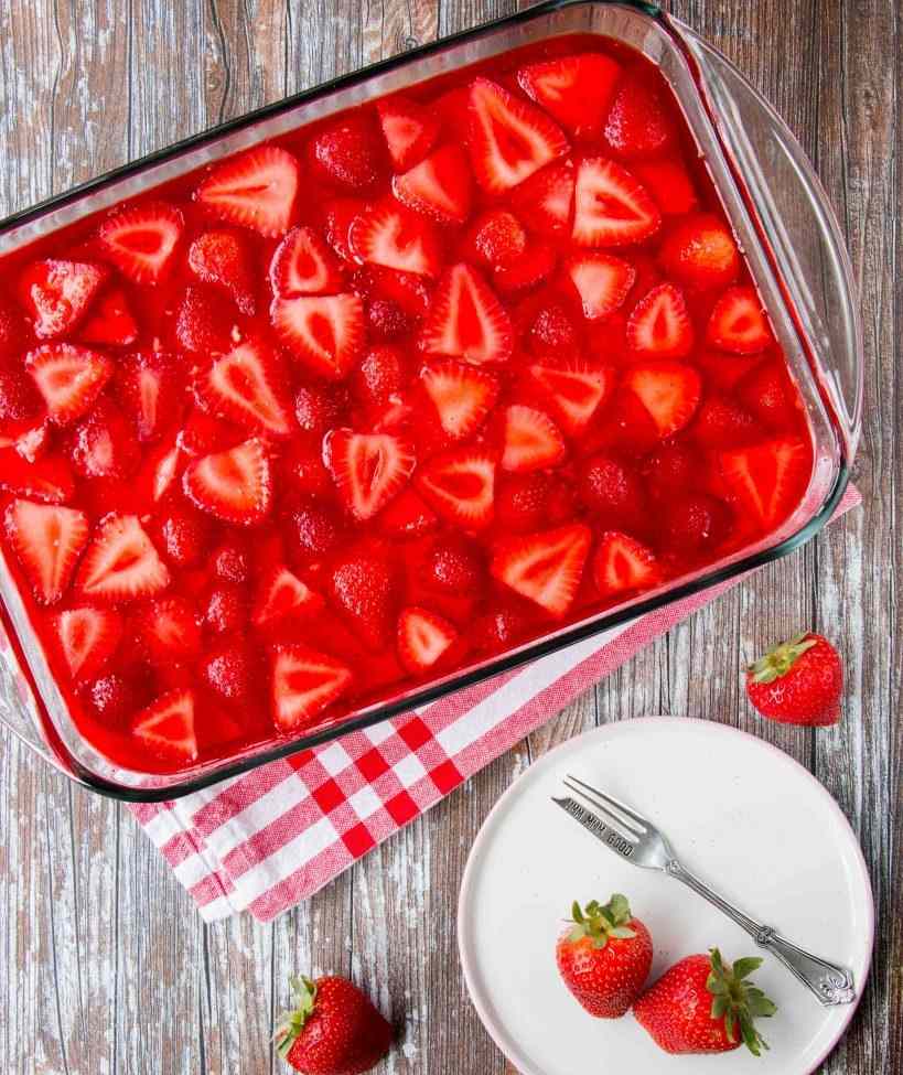Erdbeer Brezel Dessert Rezept einfach Sommer Nachtisch leicht