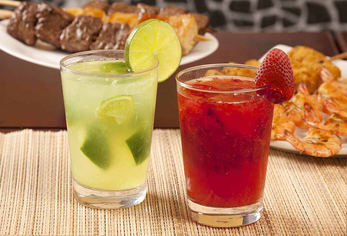 Erdbeeren Caipirinha Rezept einfach Brasilien Sommer Cocktails Garnelen Rezept gesund