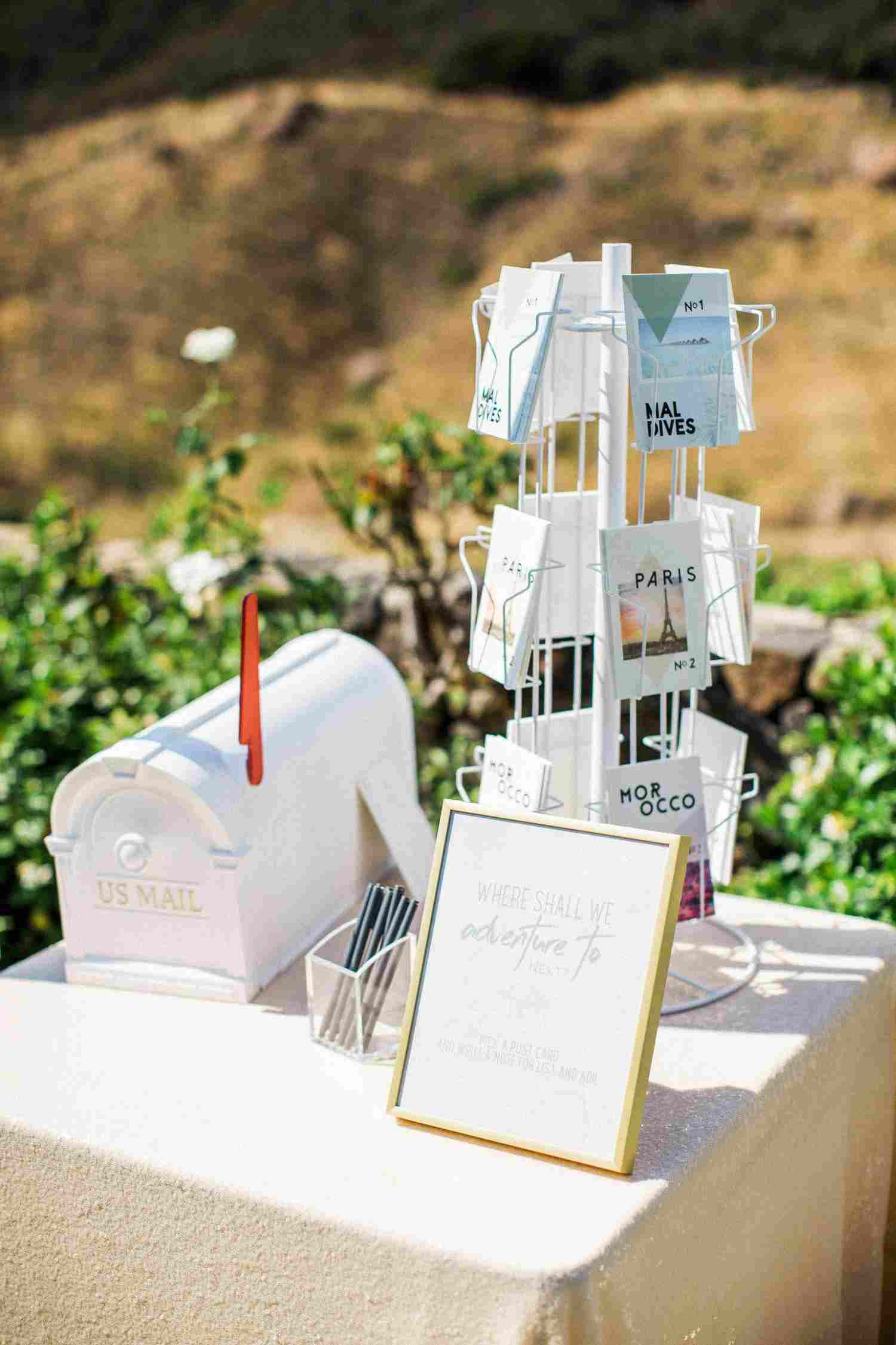 Gästebuch Hochzeit Alternative Postkarten Weltreise Wunschzettel schreiben