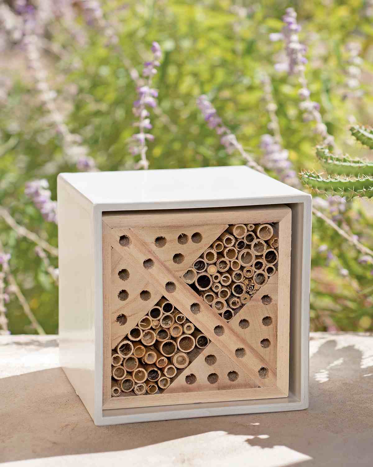 Insektenhotel bauen Marienkäfer Hummel anlocken Mücken bekämpfen