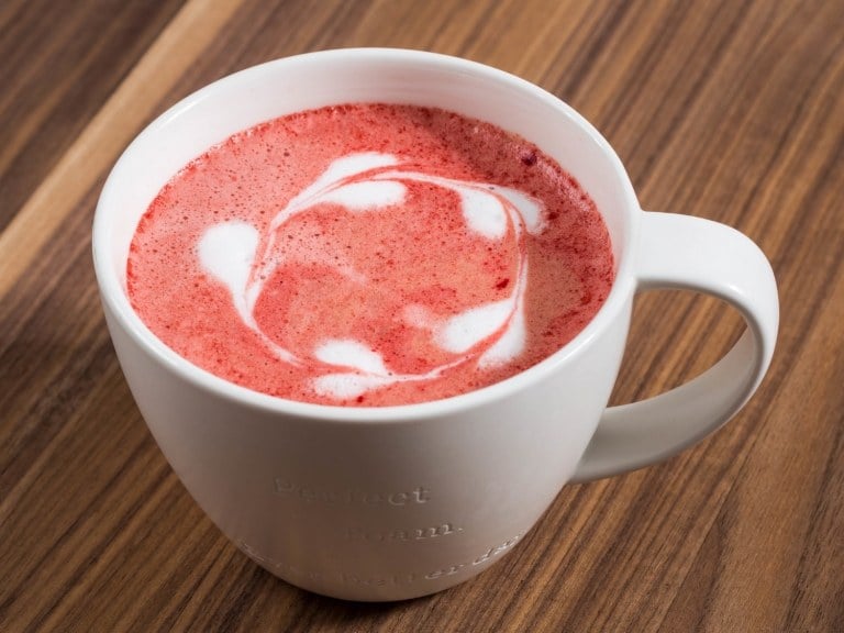 Red Velvet Latte Rezept Kaffeeart Kaffee kochen gesund